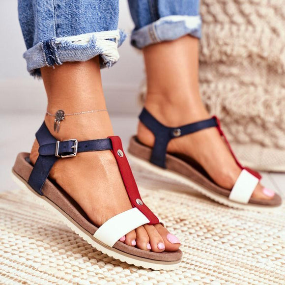 The Red White & Blue Summer Sandal