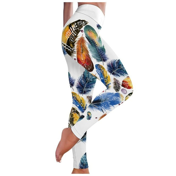 Printed Fancy Tight Leggings Yoga Pants Many Opt.
